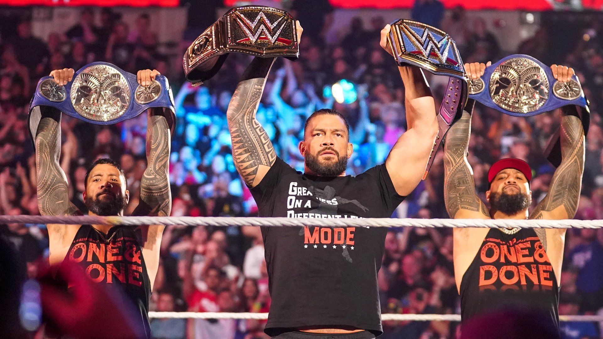 Roman Reigns and The Usos