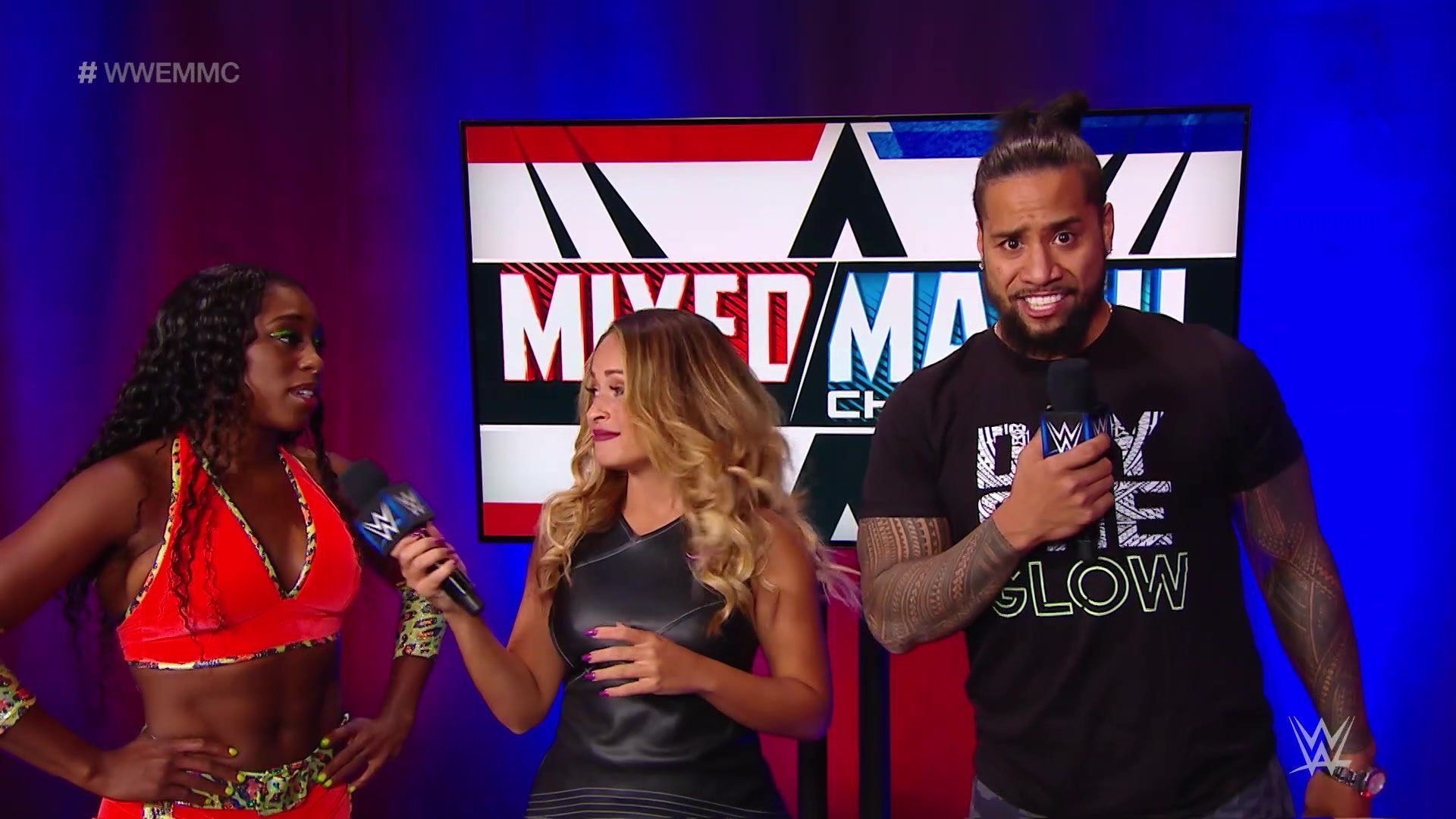 Naomi, Kayla Braxton and Jimmy Uso