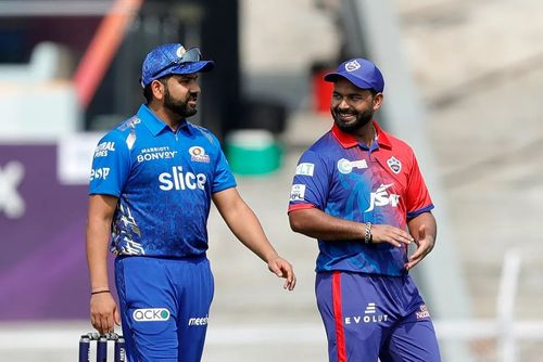 It's Rishabh Pant vs Rohit Sharma tomorrow evening in IPL 2022 (Image Courtesy: IPLT20.com)