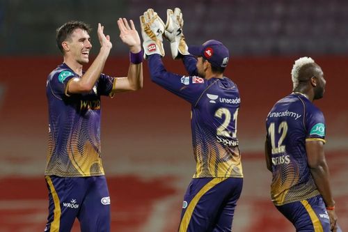 Pat Cummins was recalled into the KKR playing XI for the match against MI [P/C: iplt20.com]