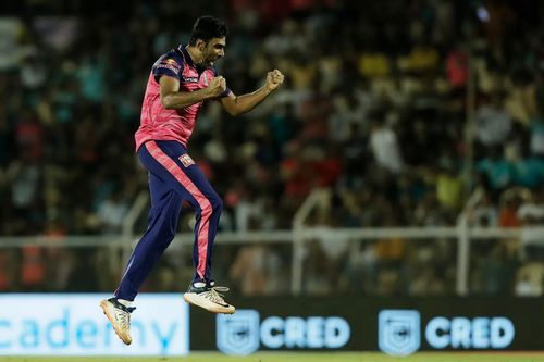 Ravichandran Ashwin celebrates a wicket