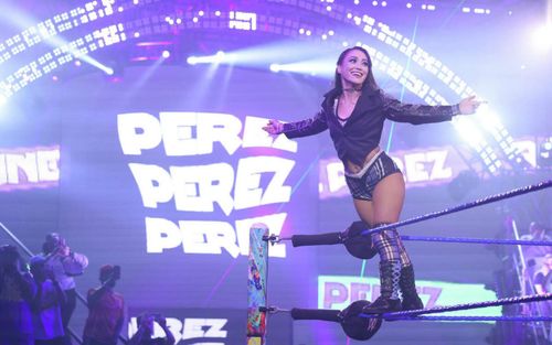 Roxanne Perez making her entrance on NXT 2.0