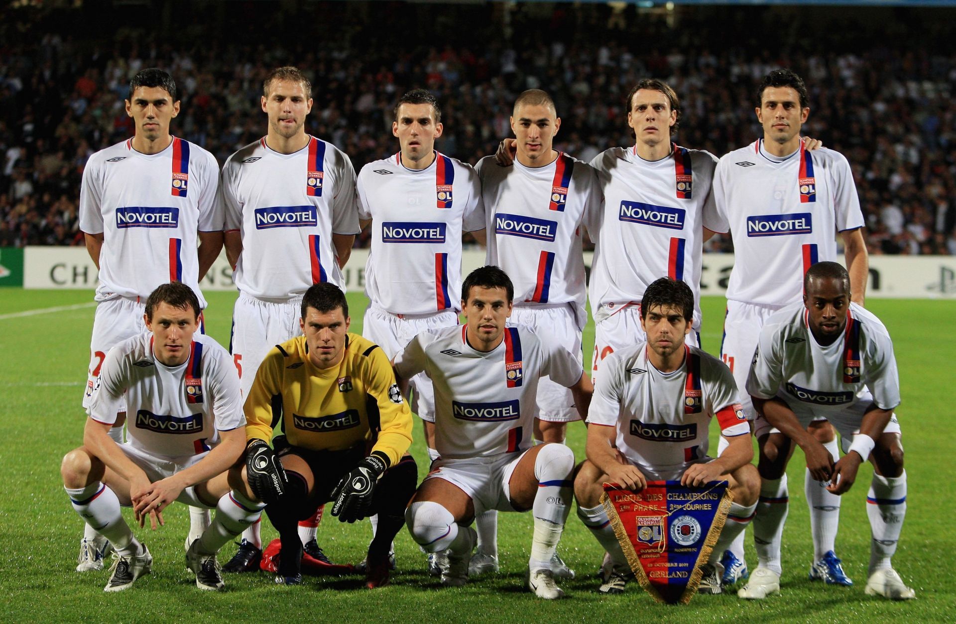 Olympique Lyonnais squad in the 2006-07 season