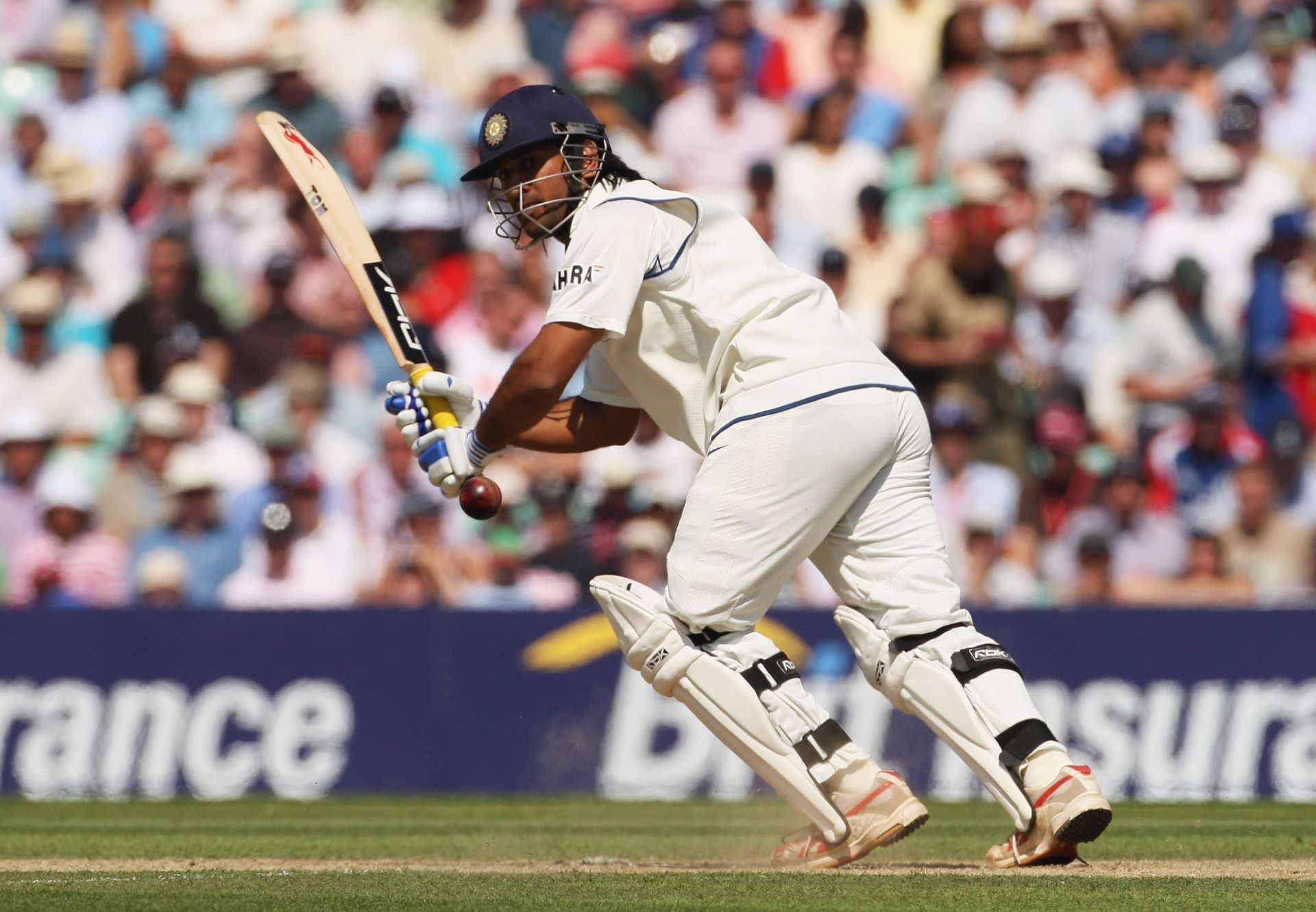 MS Dhoni in action during the 2007 Oval Test. Pic: Getty Images