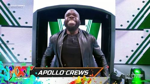 Apollo Crews returned to NXT on tonight's episode!