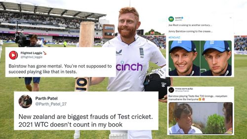 Twitter reactions to Jonny Bairstow's carnage.