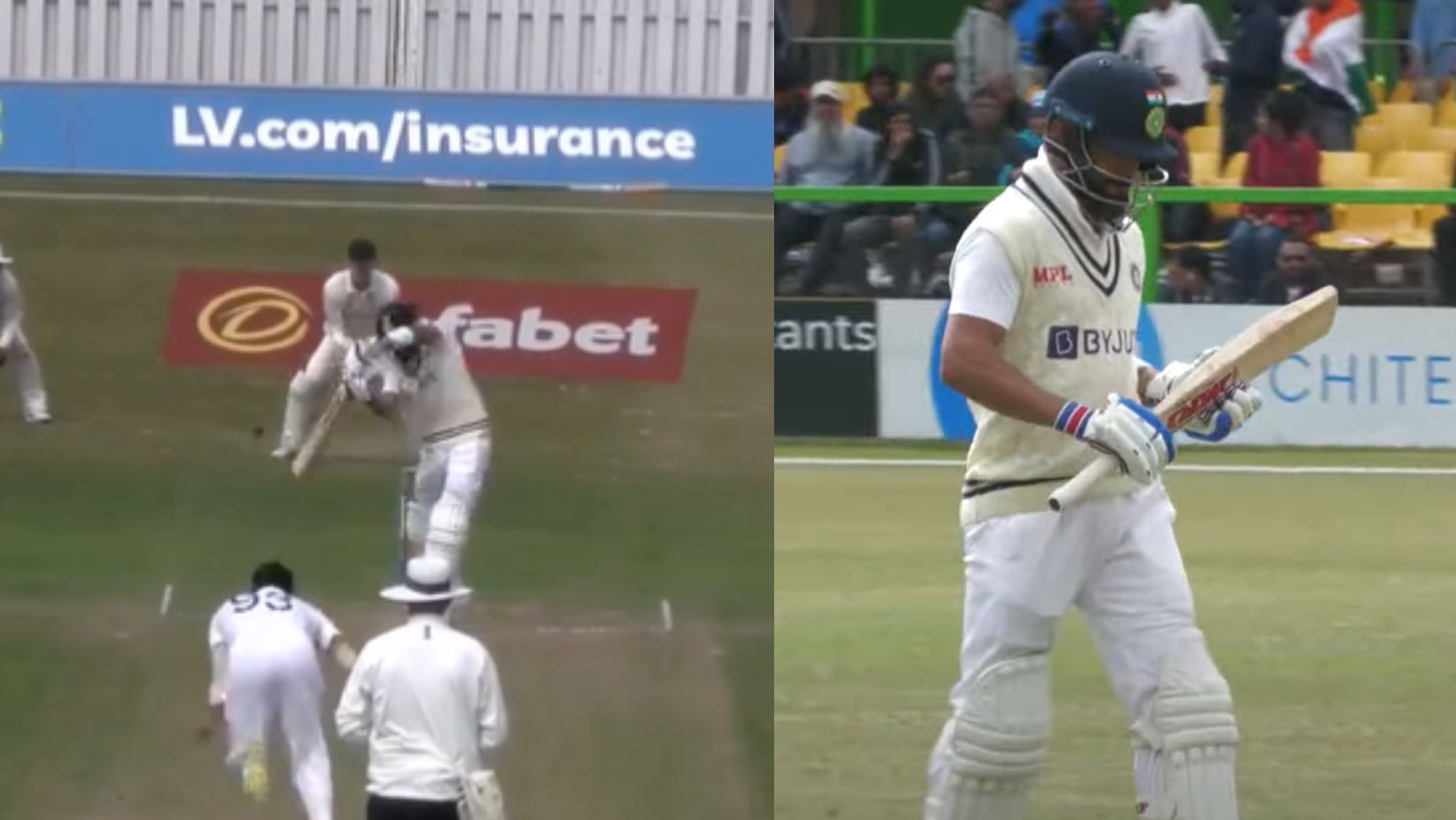 Snippets from Jasprit Bumrah&#039;s wicket of Virat Kohli in the warm-up match. (PC: YouTube)