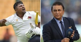 "He certainly has banged the selection committee's door down" - Sunil Gavaskar backs Sarfaraz Khan to earn India call-up