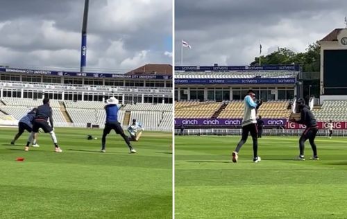 Indian team trained at Edgbaston on Thursday (June 30).