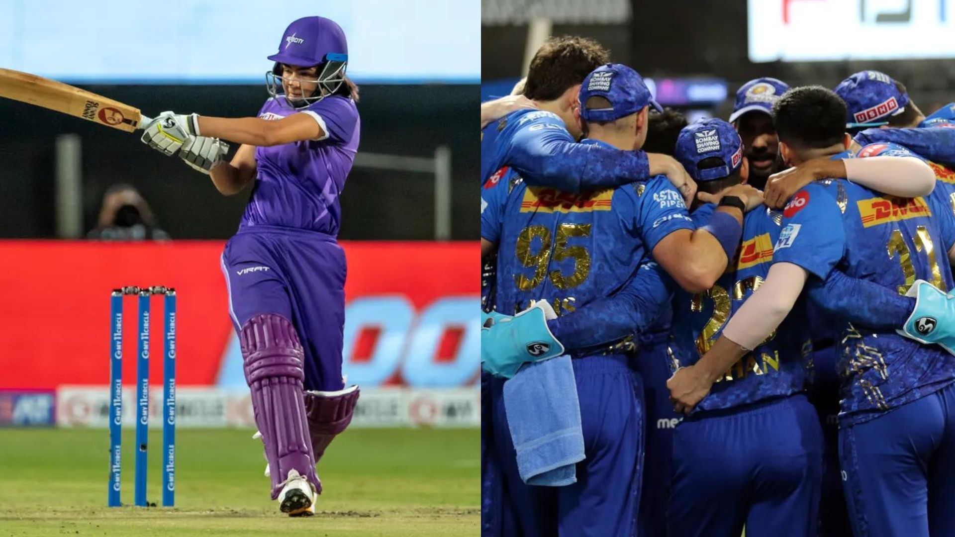 If Mumbai Indians make a WIPL team, Yastika Bhatia (L) would love to feature in it. (P.C.: iplt20.com)