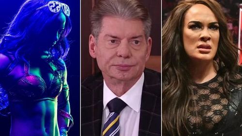 Sasha Banks/Vince McMahon/Nia Jax