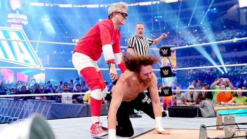 Sami Zayn had one of the standout matches at WrestleMania 38.