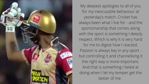 N Jagadeesan has penned down an apology for his behavior in Thursday's game. (P.C.:TNPL)