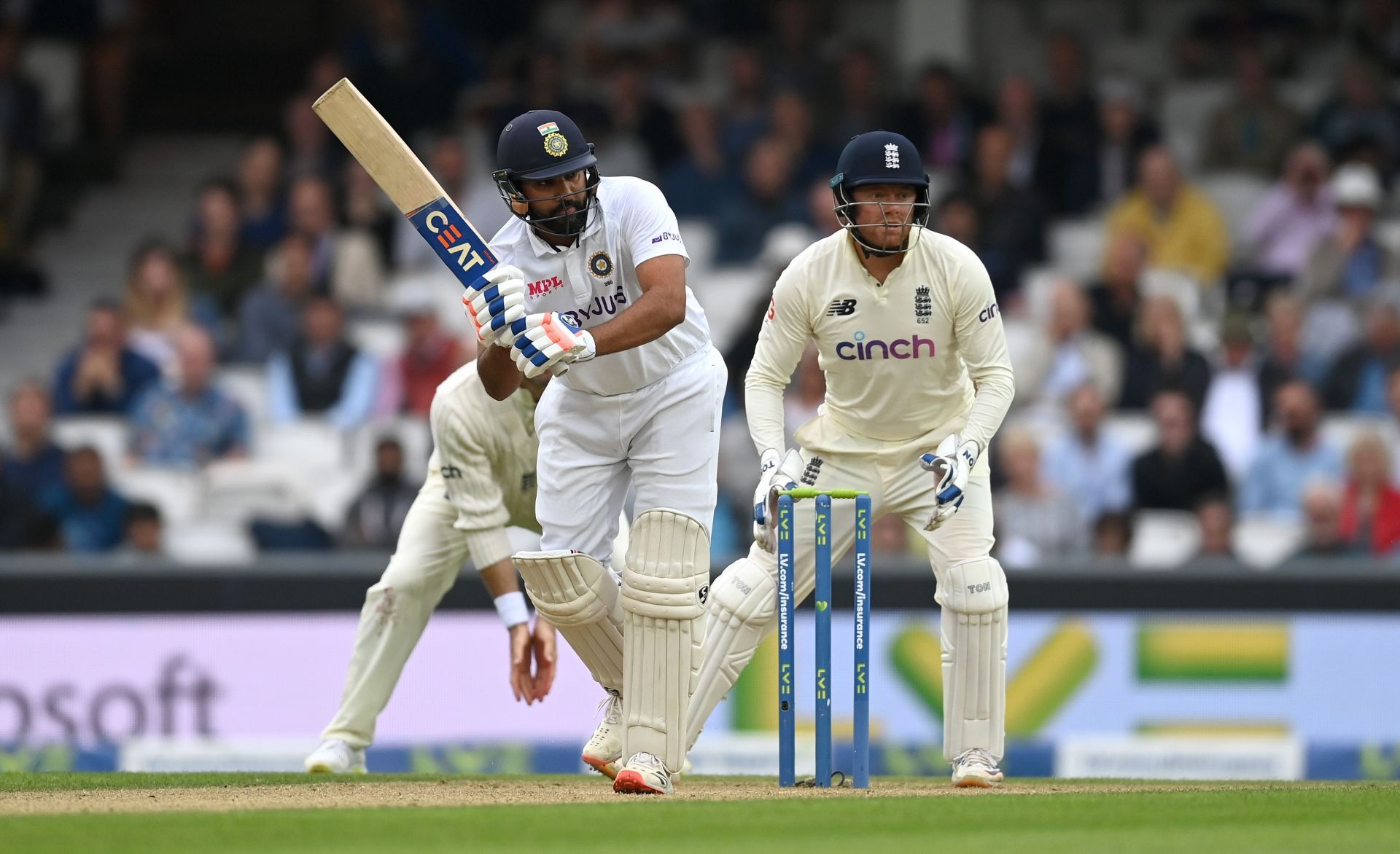 Rohit Sharma during The Oval Test. Pic: Getty Images