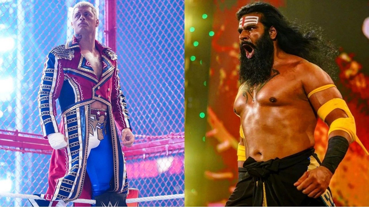 WWE सुपरस्टार्स कोडी रोड्स और वीर महान