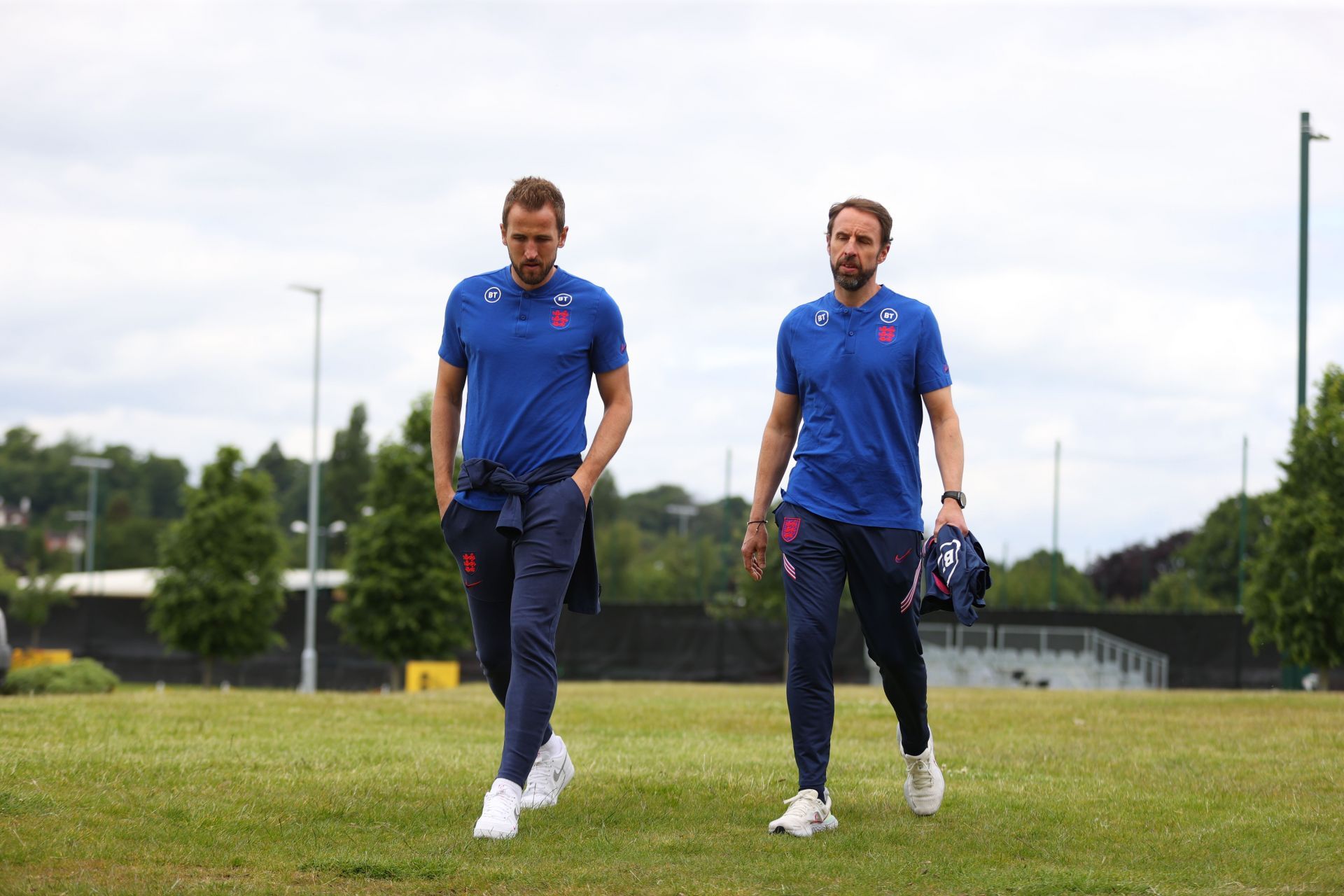 England captain Harry Kane and coach Gareth Southgate