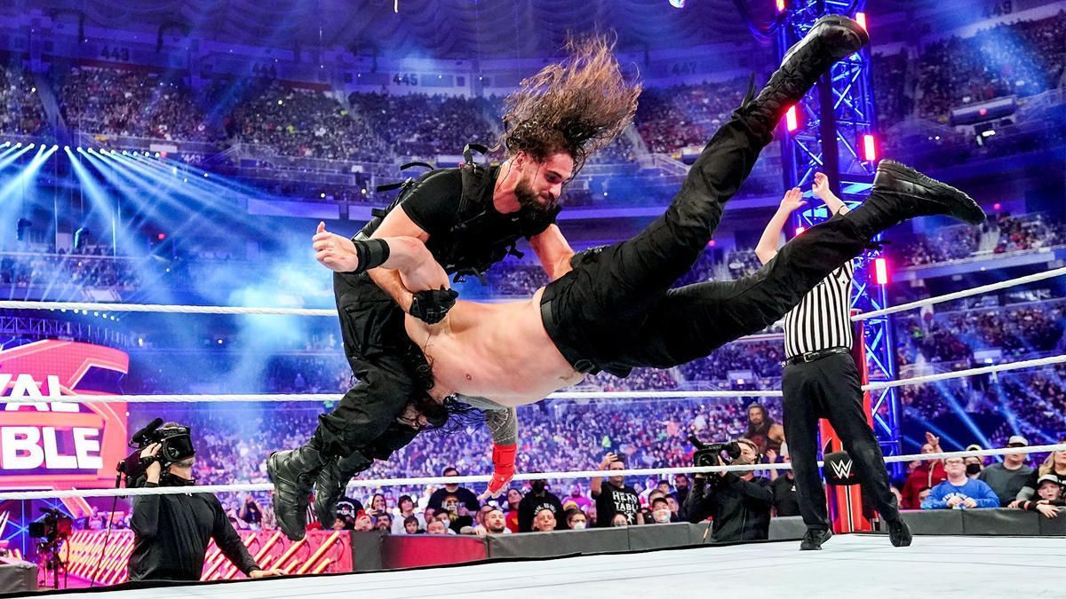 The Shield brethren clashed at Royal Rumble 2022