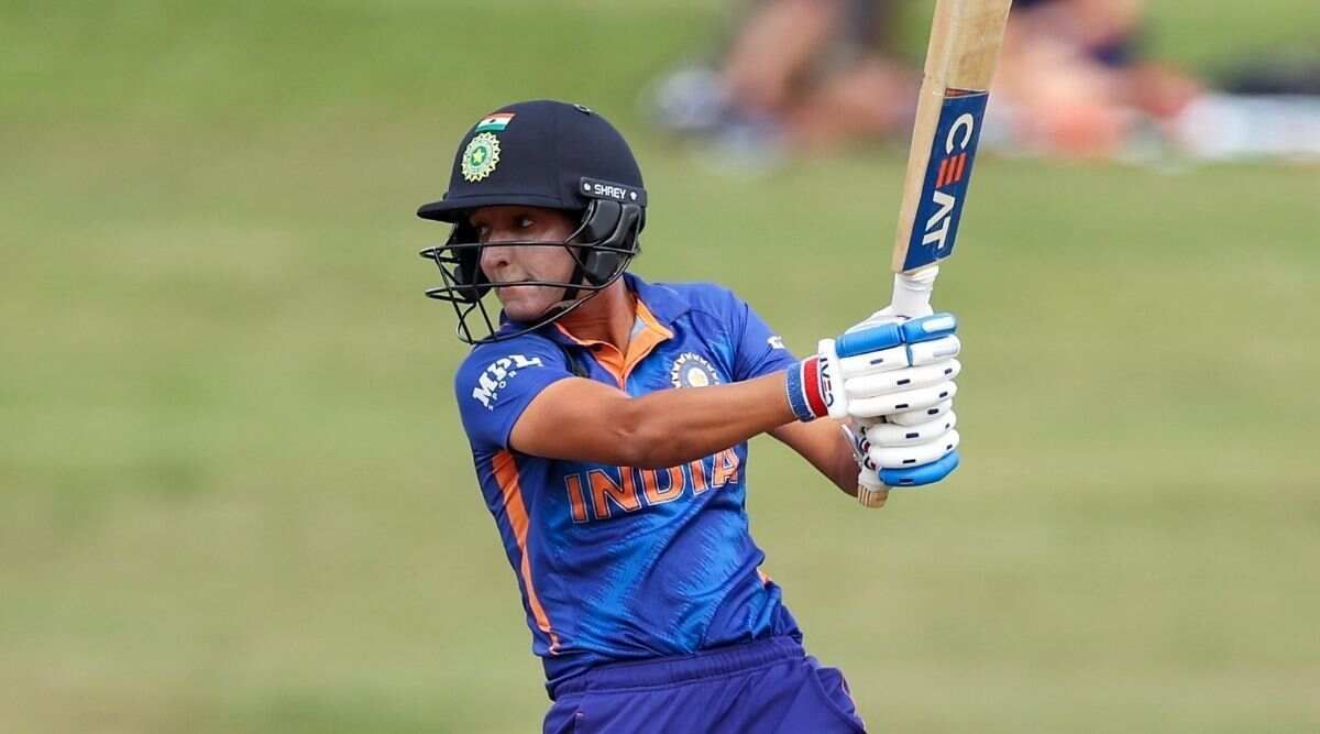 Harmanpreet Kaur in action for Team India. (P.C.:Twitter)