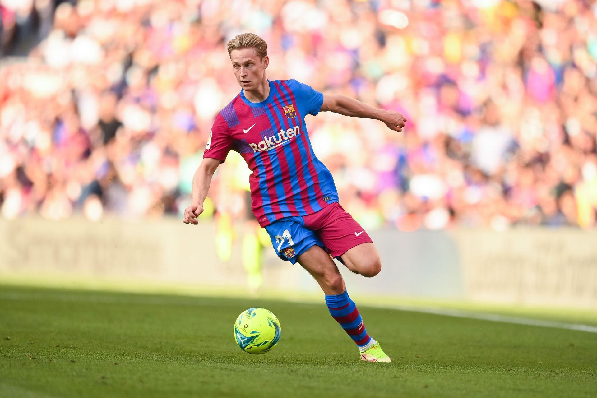 Frenkie De Jong previously stated his desire to remain at the Nou Camp.