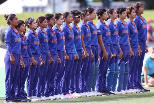 Indian women’s team during the World Cup in New Zealand. Pic: Getty Images