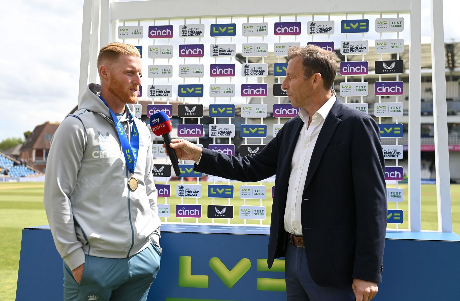 Ben Stokes spoke at the post-match presentation after the win in Leeds today (Image Courtesy: Getty Images)