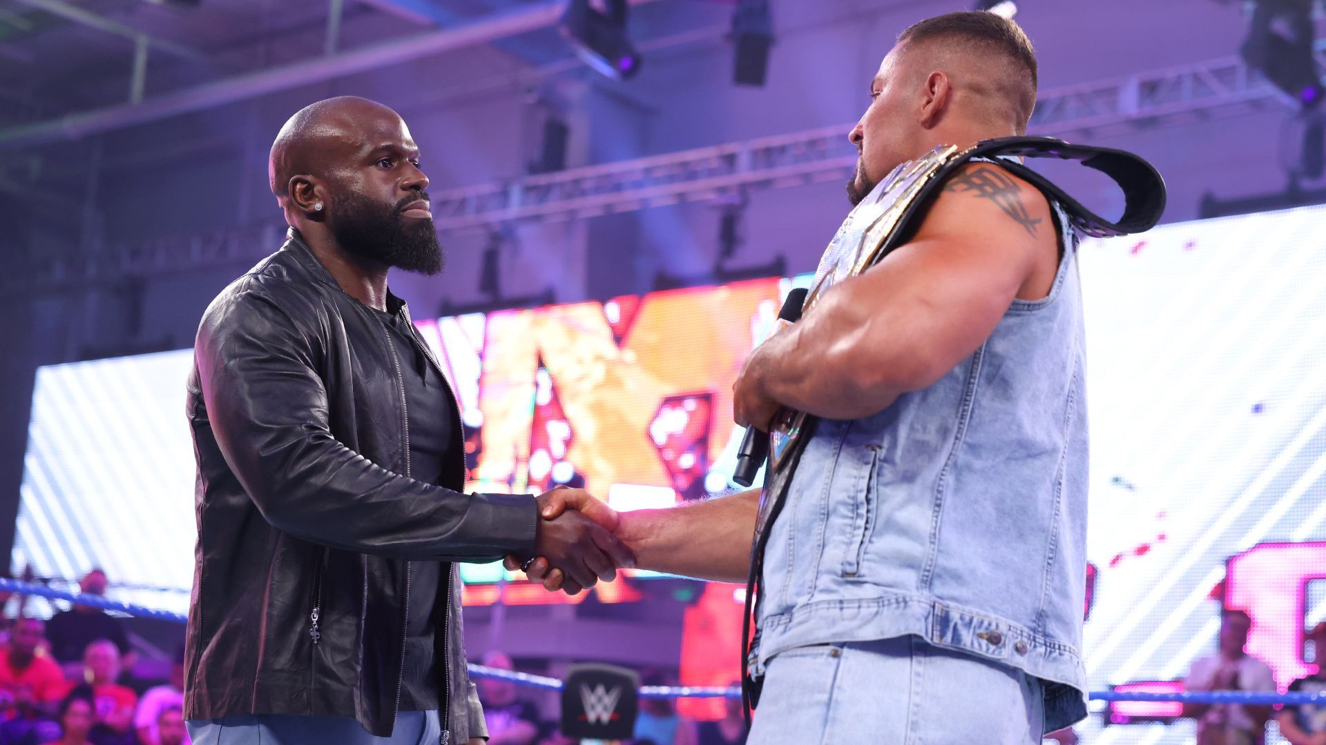 Apollo Crews and Bron Breakker!