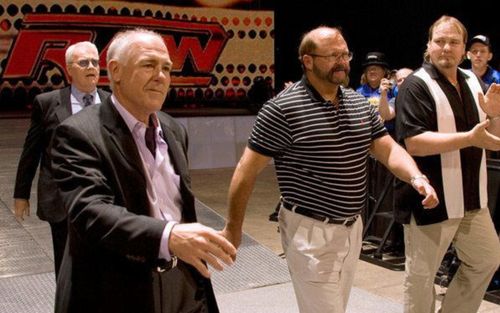 Arn Anderson during a brief reunion with the faction!