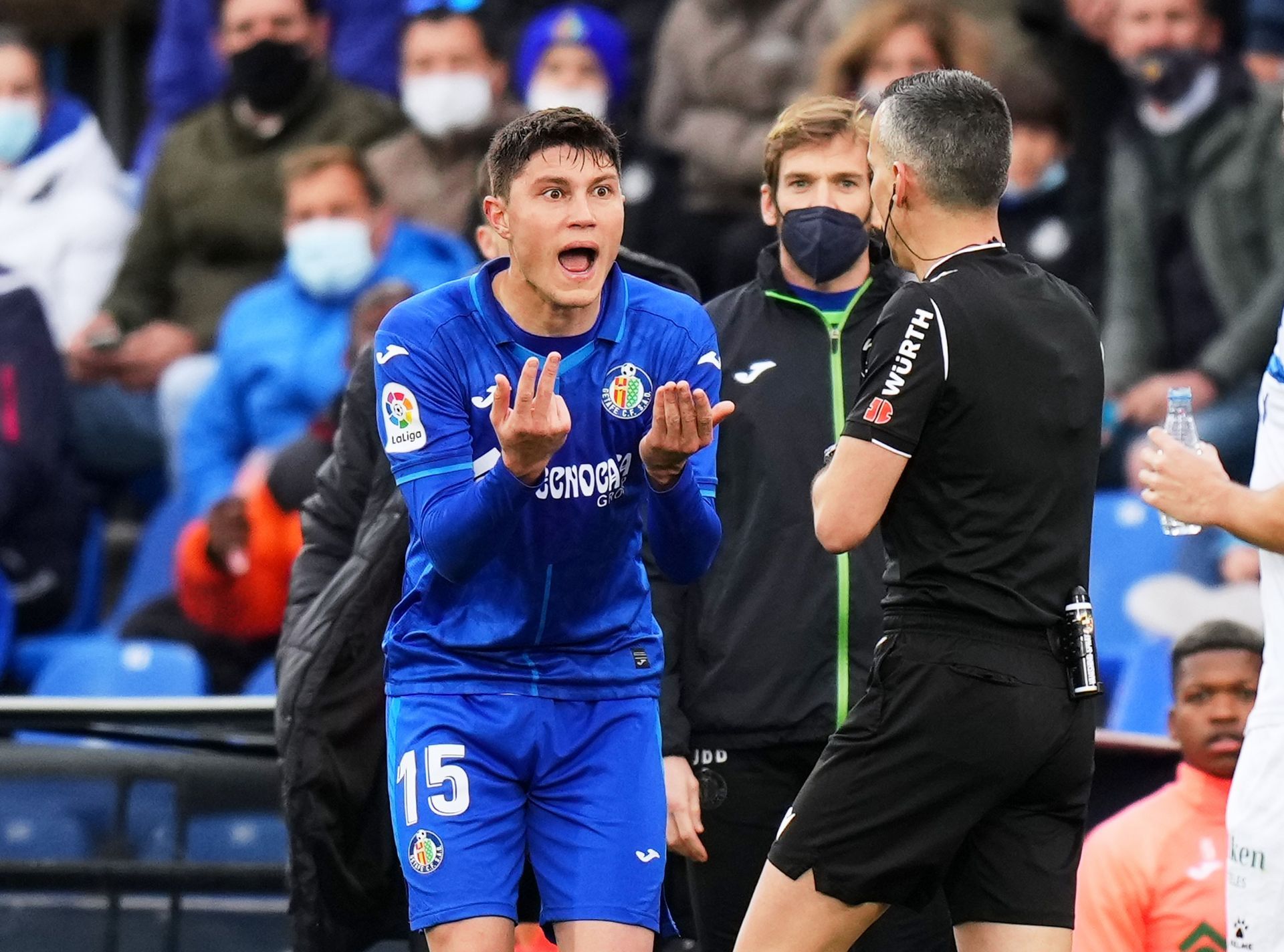 Jorge Cuenca in action for Getafe