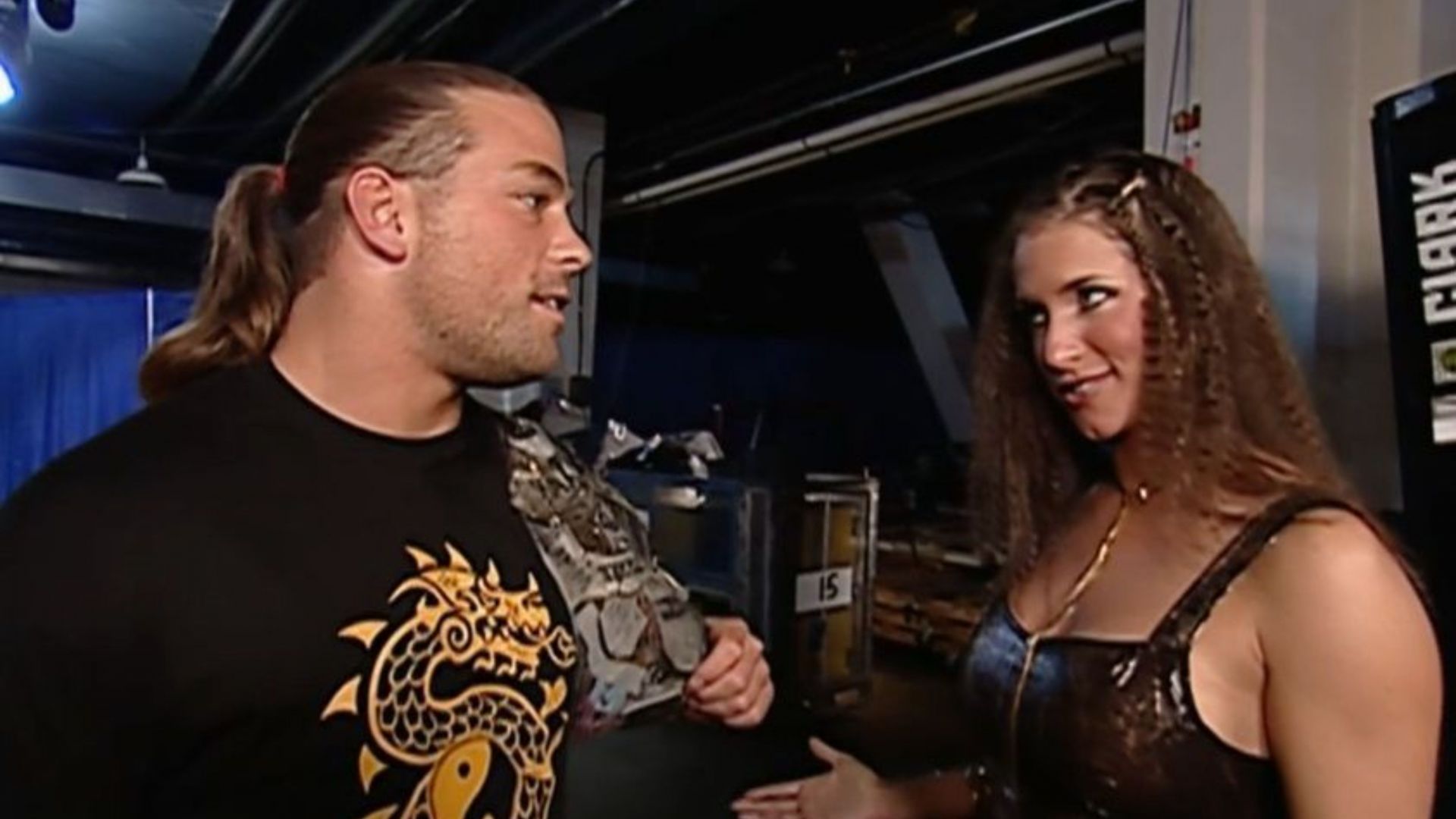 Stephanie made a special request to Rob Van Dam