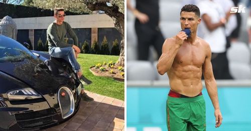 Cristiano Ronaldo's vehicle crashed in Mallorca.