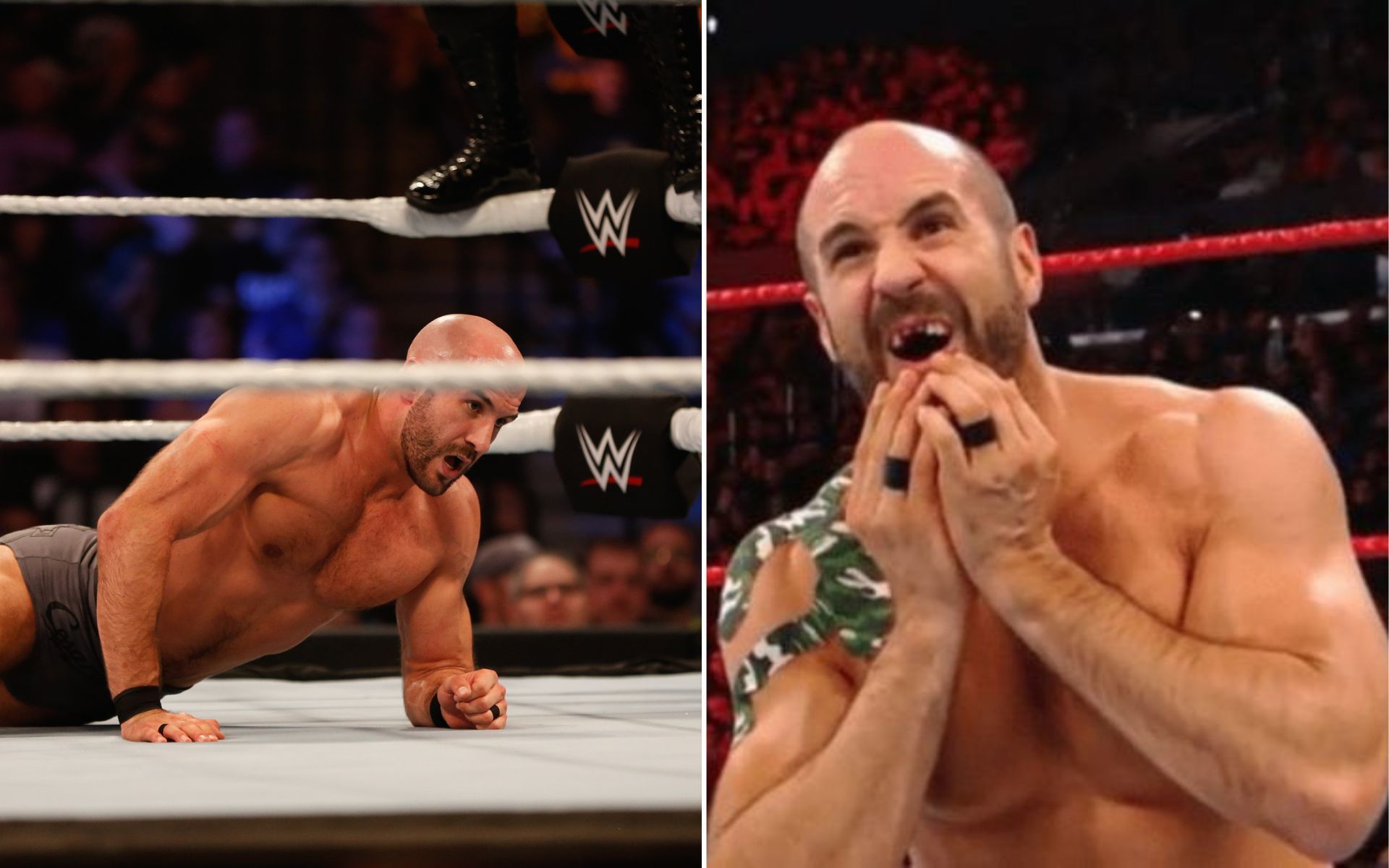 Claudio (Cesaro) got injured at No Mercy 2017!