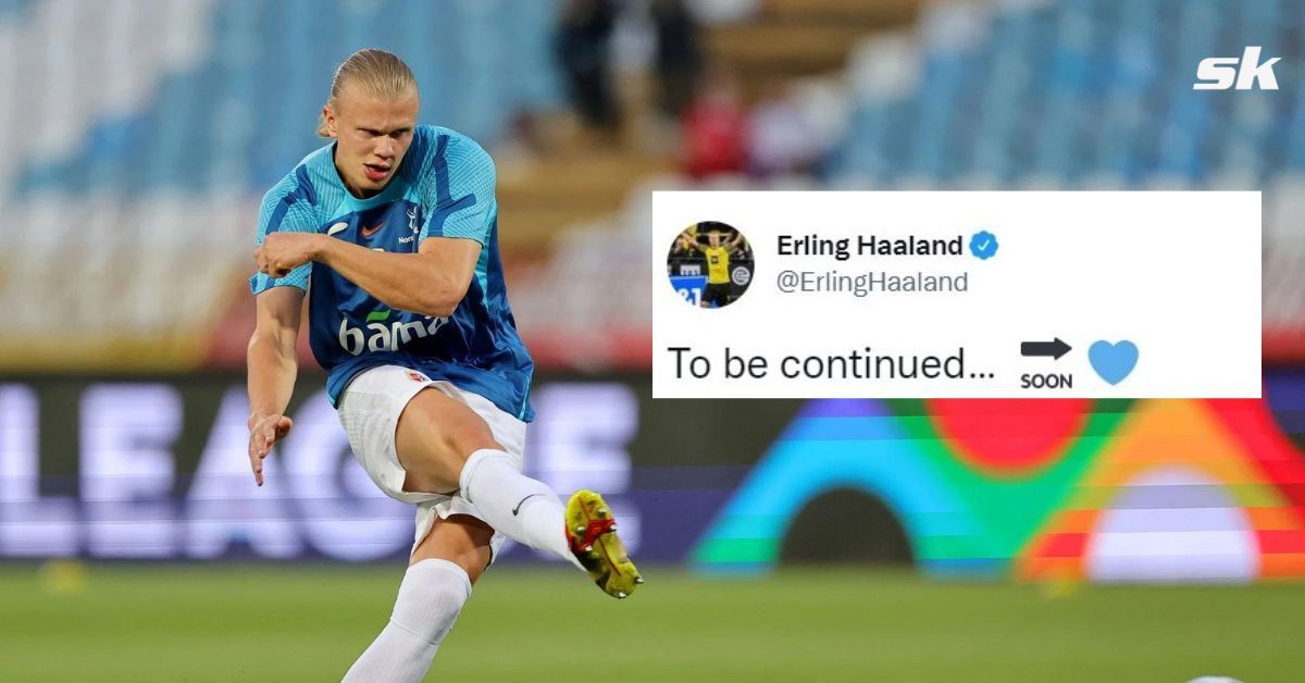 Erling Haaland will join Manchester City in July