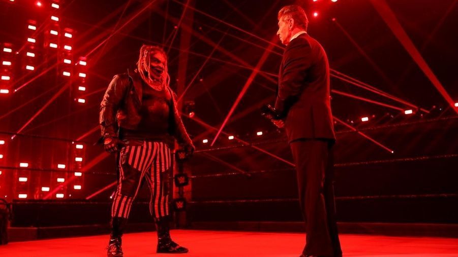 Bray Wyatt and Vince McMahon on RAW in 2020
