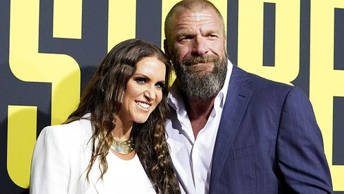 Triple H and his wife Stephanie McMahon