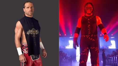 Shawn Michaels (left); Kane (right)