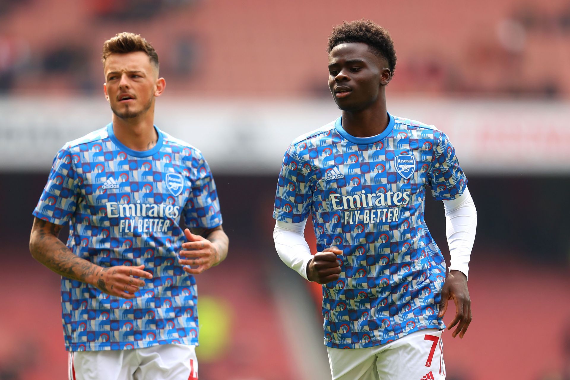 Ben White (left) and Bukayo Saka have starred for the Gunners.