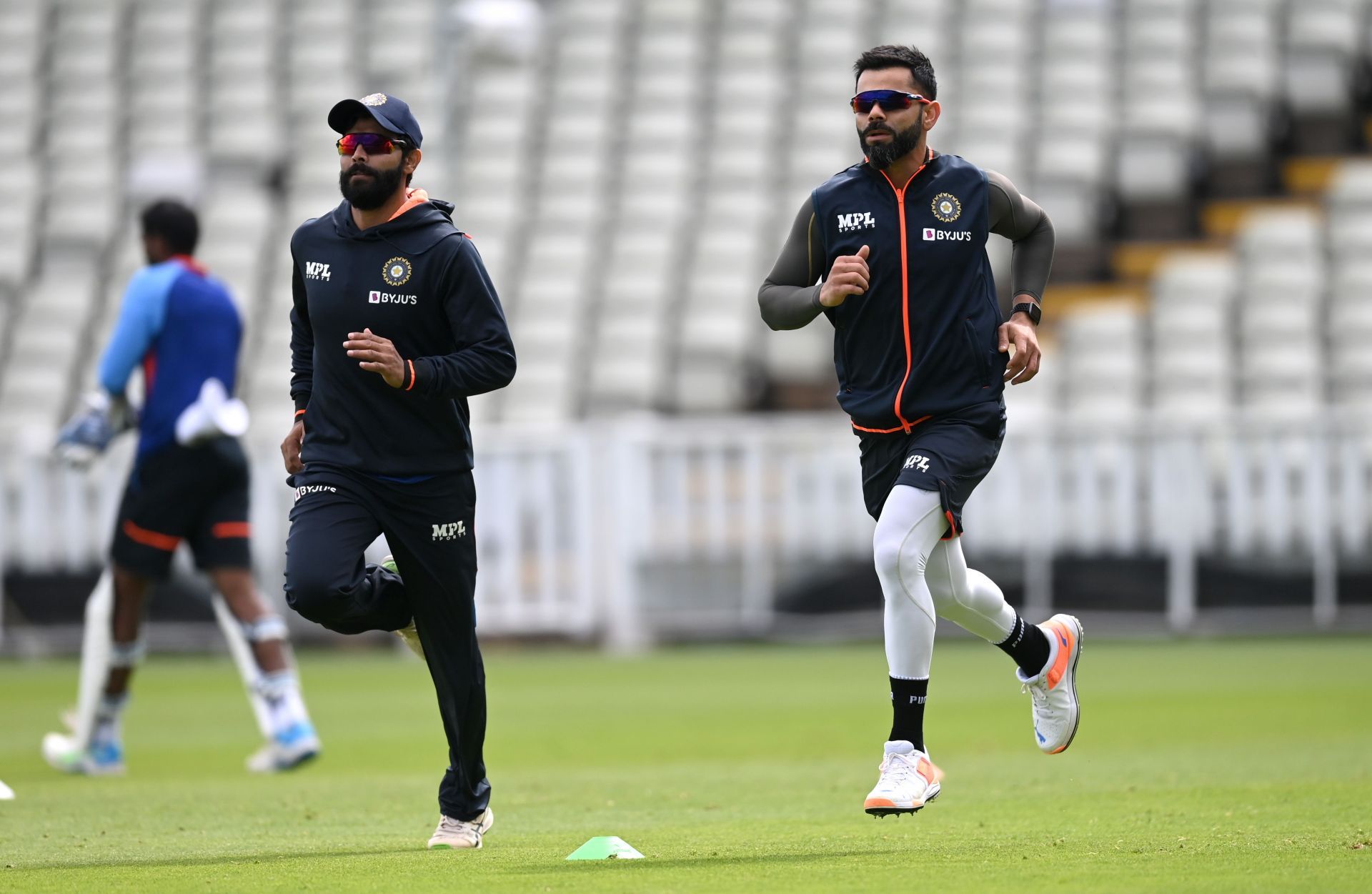 Virat Kohli (R) and Ravindra Jadeja will play the entire tour of England, bar the first T20I.