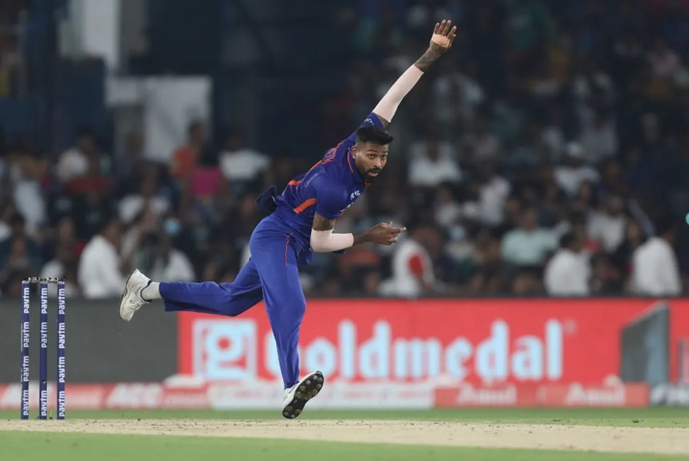 Hardik Pandya failed to pick up a wicket in the T20I series against South Africa [P/C: BCCI]