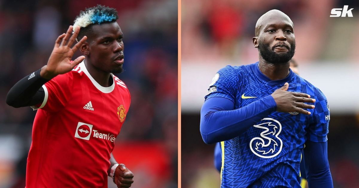 Paul Pogba (left) and Romelu Lukaku (right)