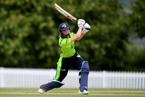 Gaby Lewis bats during the England Women's Academy v Ireland match (Image courtesy: Getty Images)