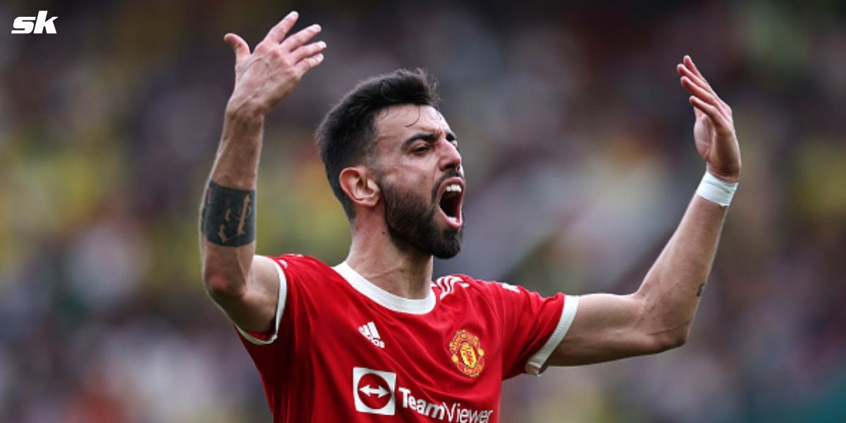 Manchester United star Bruno Fernandes filmed exchanging expletives with teammates