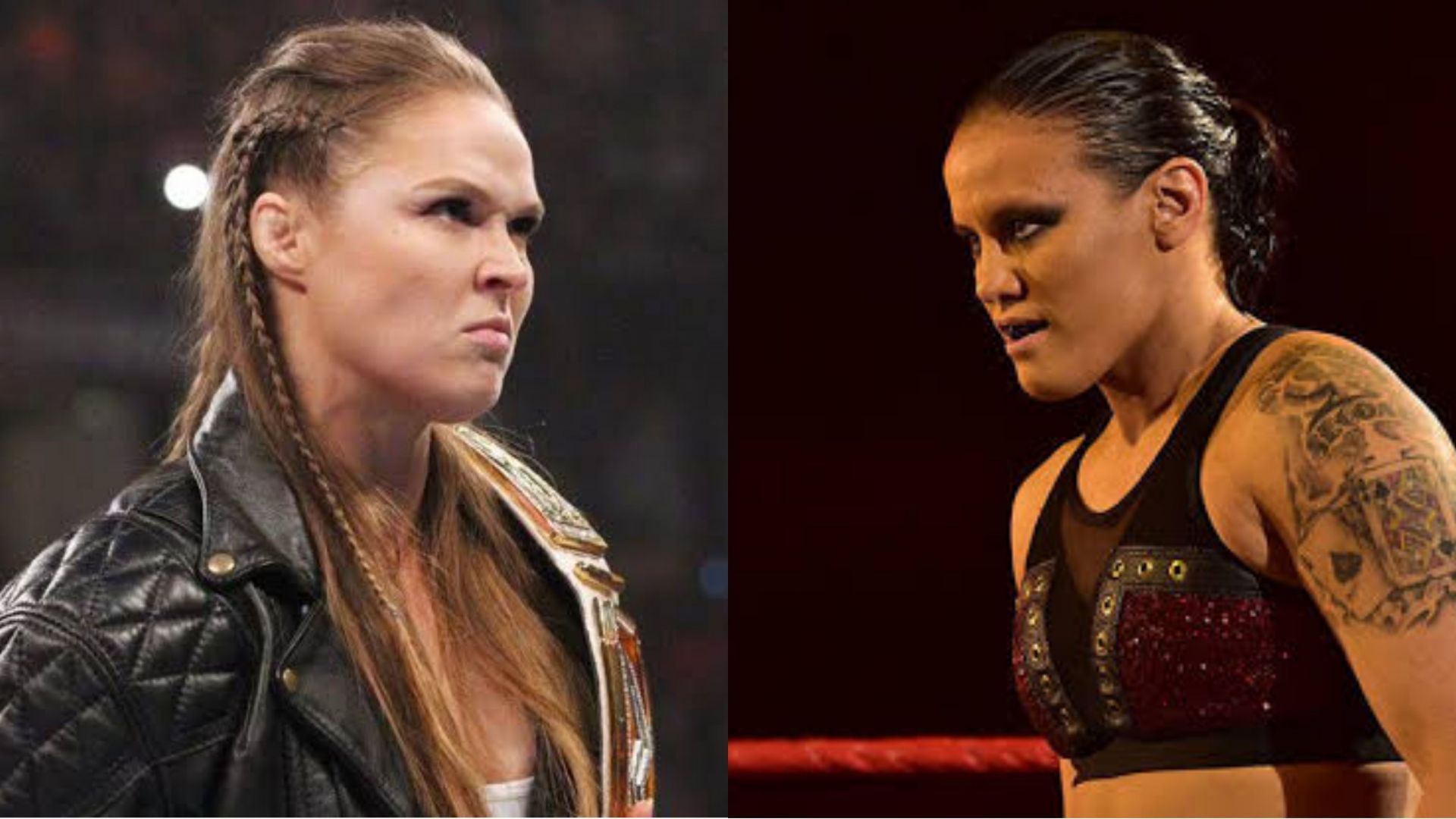 Ronda Rousey and Shayna Baszler got into a heated dispute