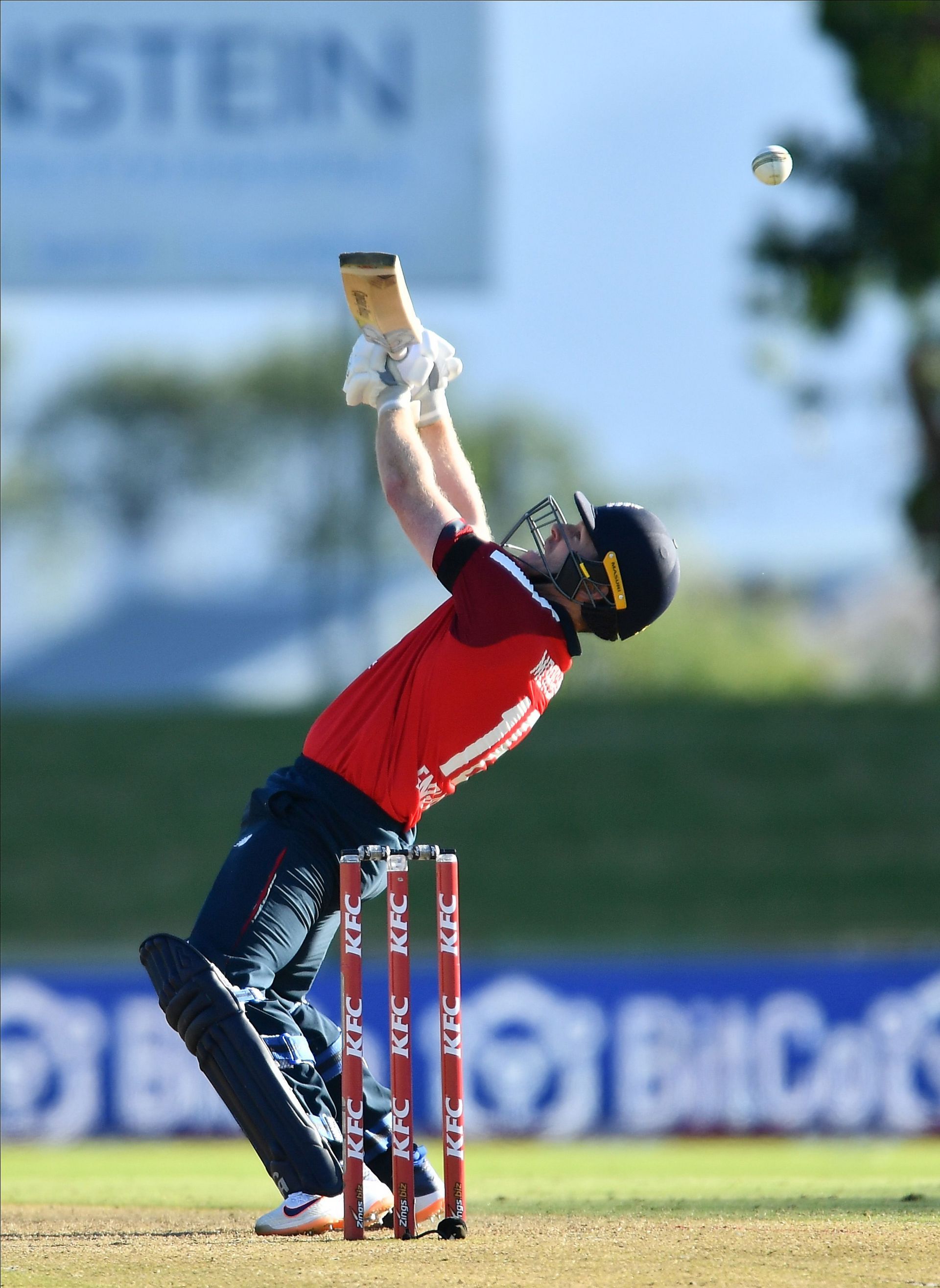 Morgan in action against the touring Pakistani team