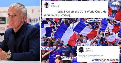 Fans react to Deschamps' decision to start Griezmann