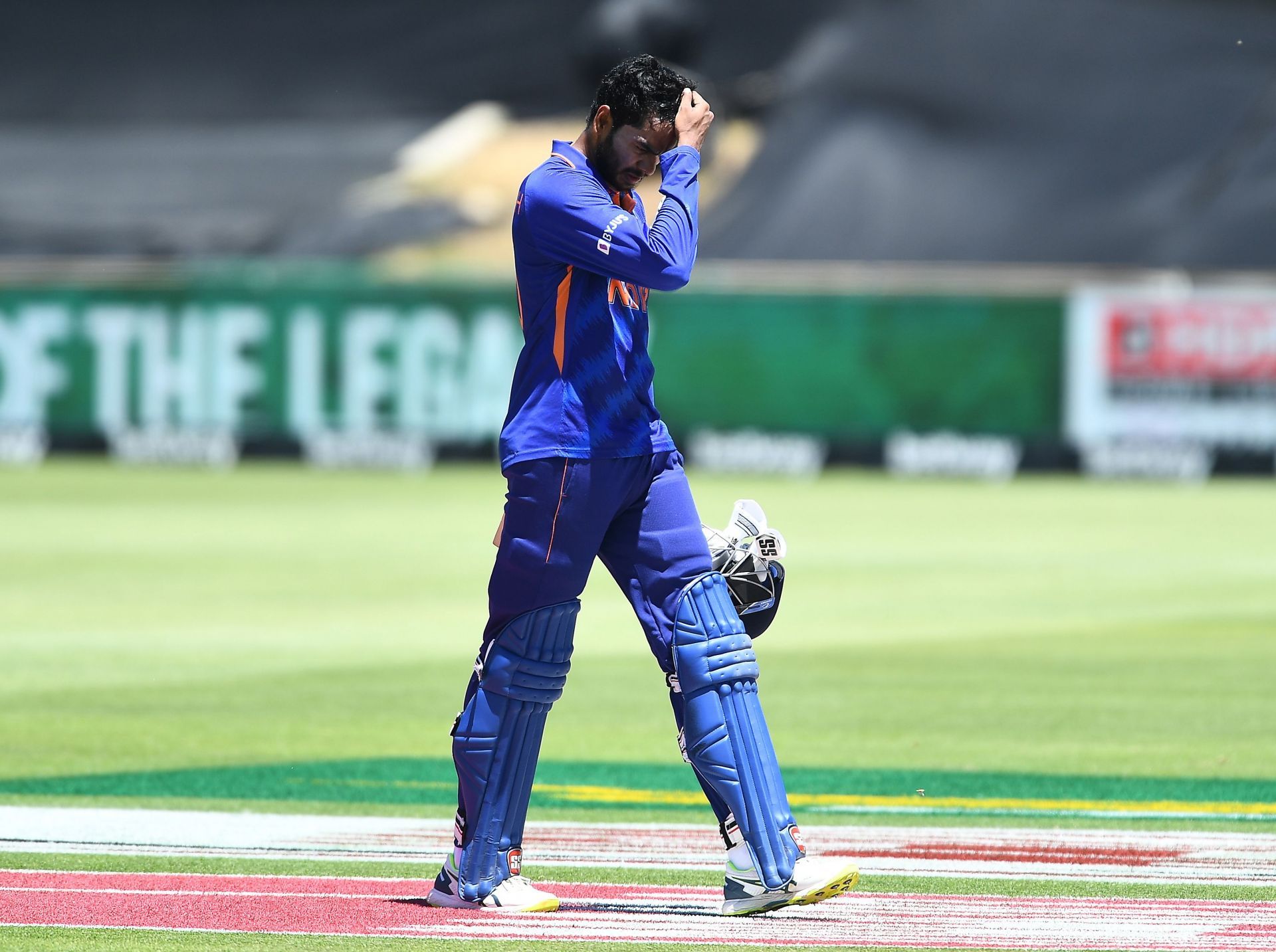 Team India’s batting all-rounder Venkatesh Iyer. Pic: Getty Images