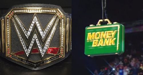 The WWE Championship and the Men's Money in the Bank briefcase!