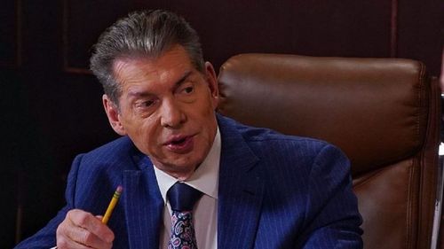 WWE Chairman Vince McMahon in his office