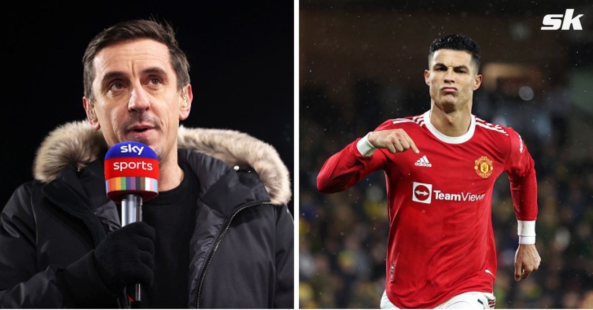 Gary Neville believes Manchester United should sign a centre-forward even if Cristiano Ronaldo stays