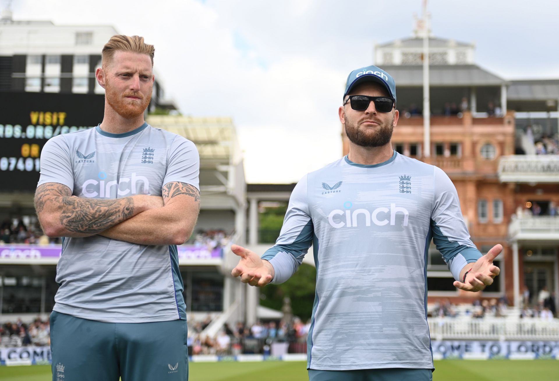 Ben Stokes and Brendon McCullum. (Credits: Getty)