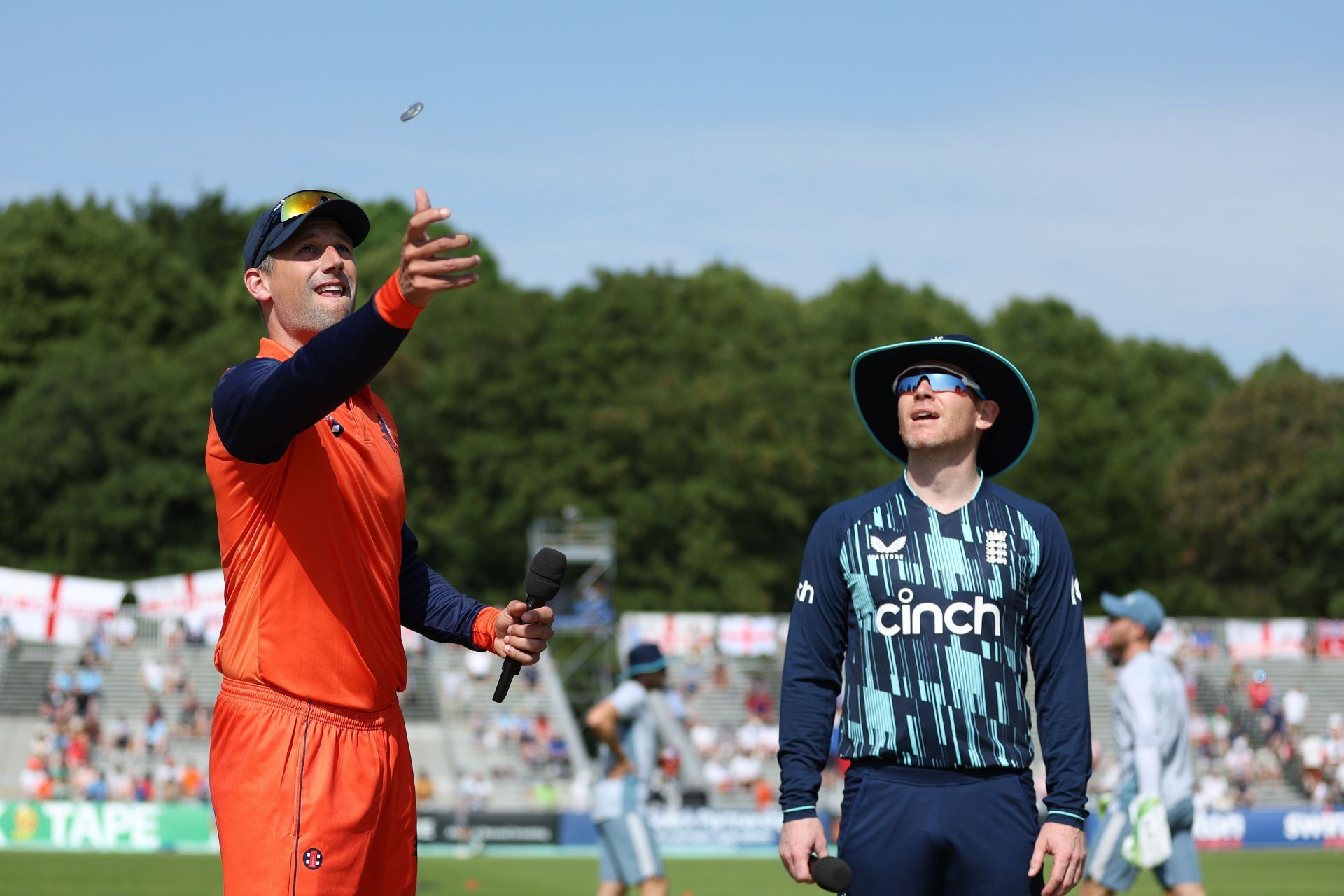 Pieter Seelaar and Eoin Morgan both retired as captains